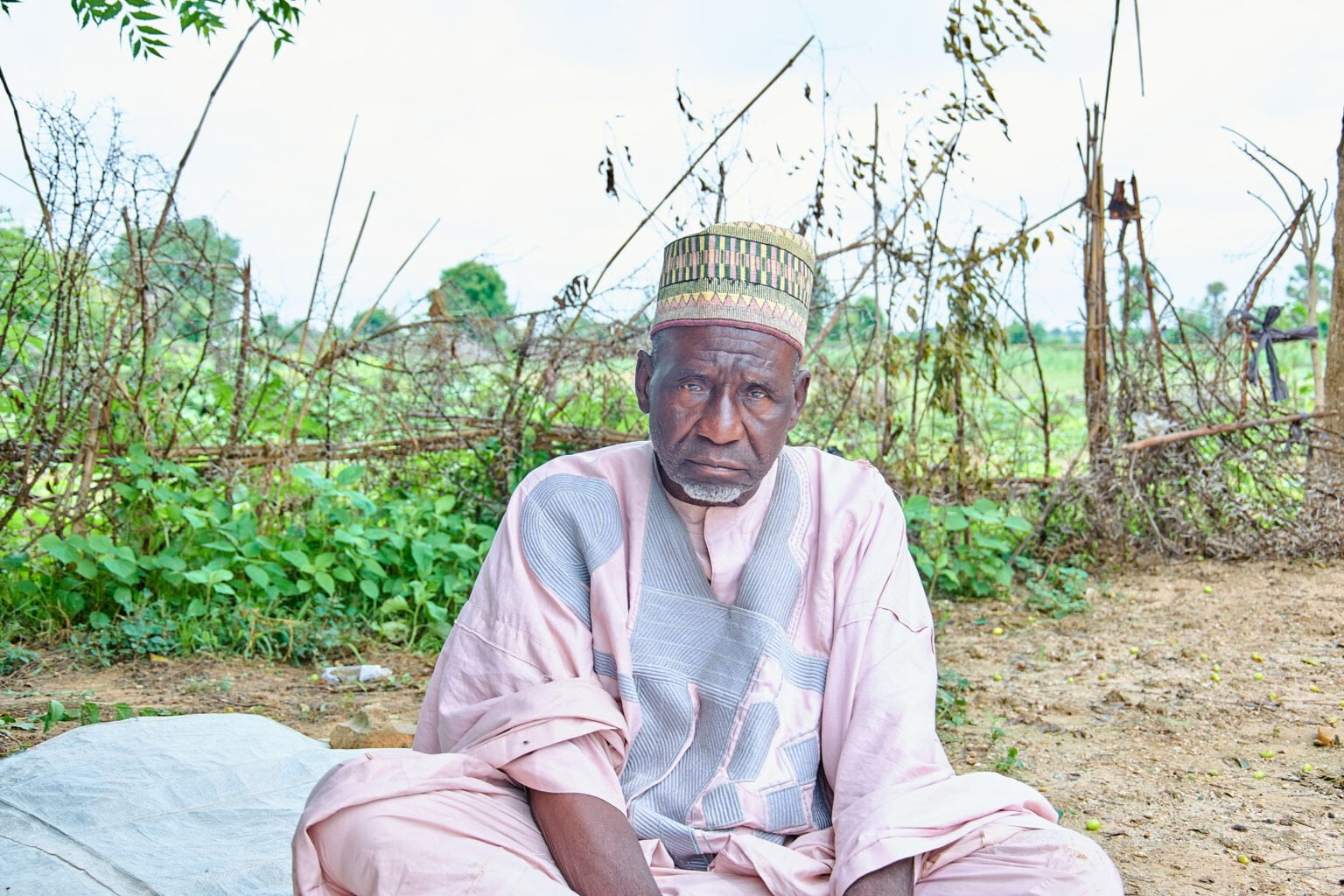 The Tsabre District head appears really worried about the conflict consuming his community