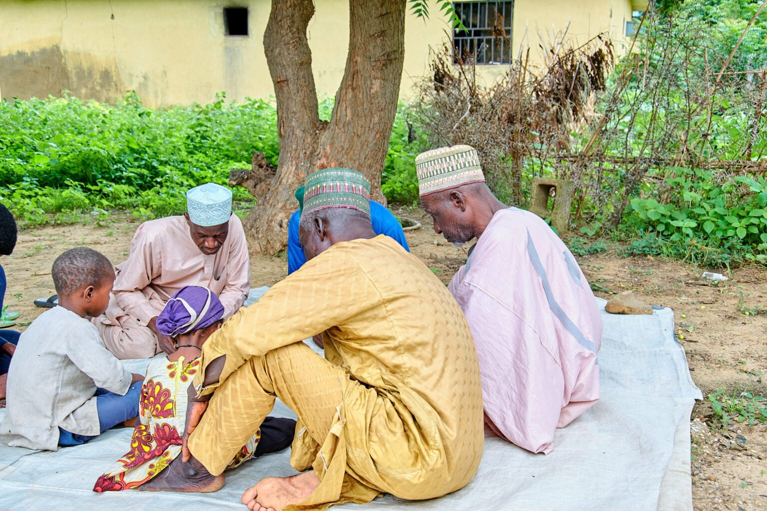 The district head and some of the villagers