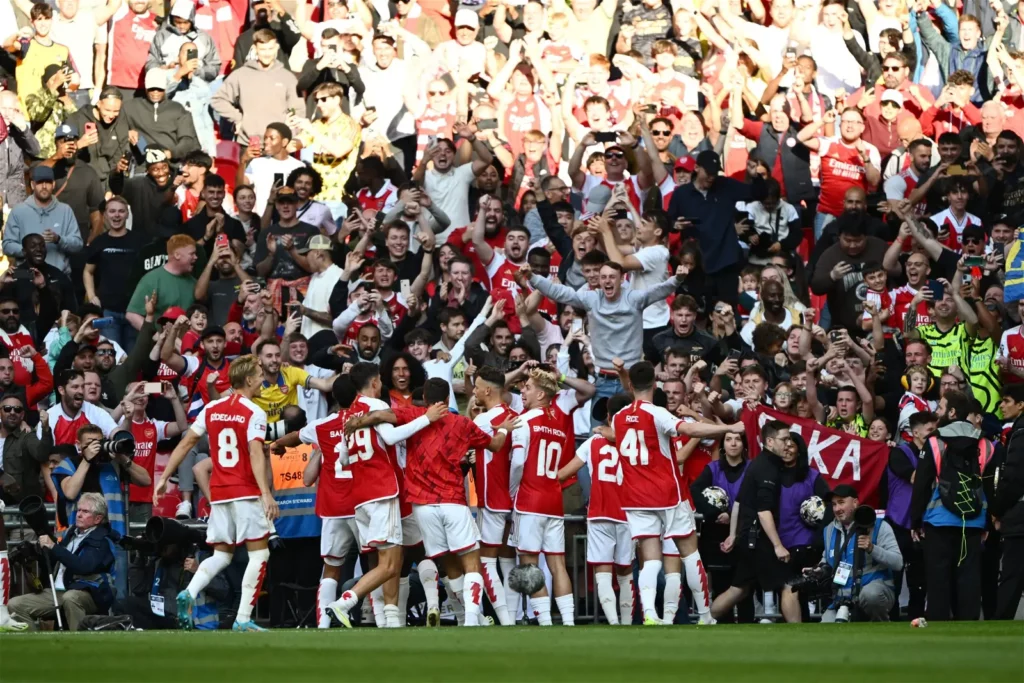 Arsenal beat Man City on penalties to win Community Shield