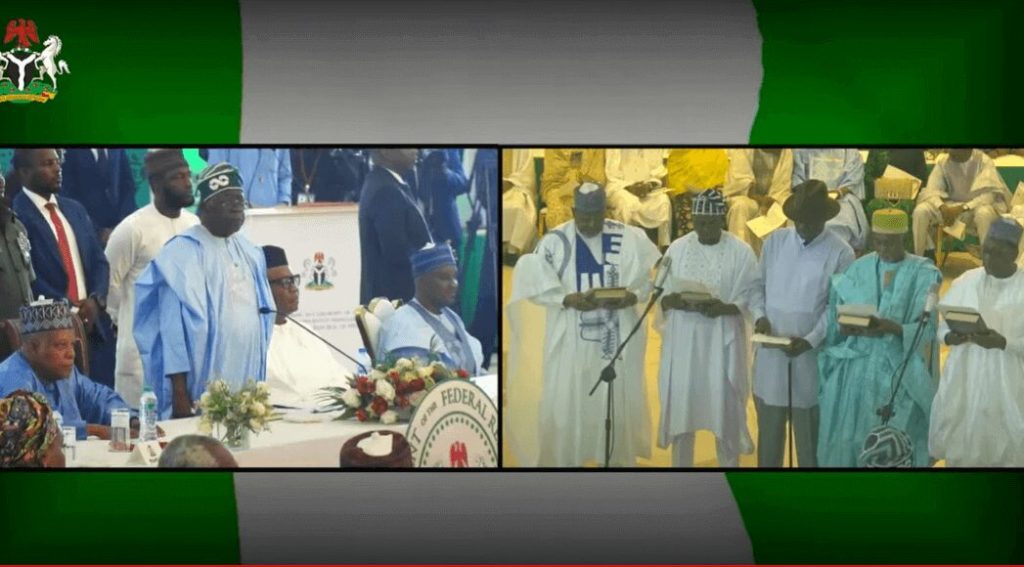 Tinubu swears in new ministers