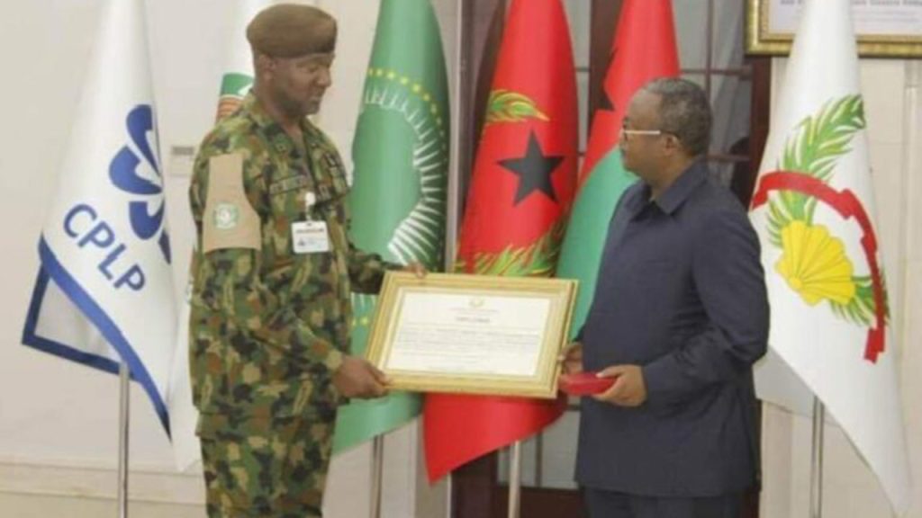 Nigerian Army General bags Guinea Bissau National Award