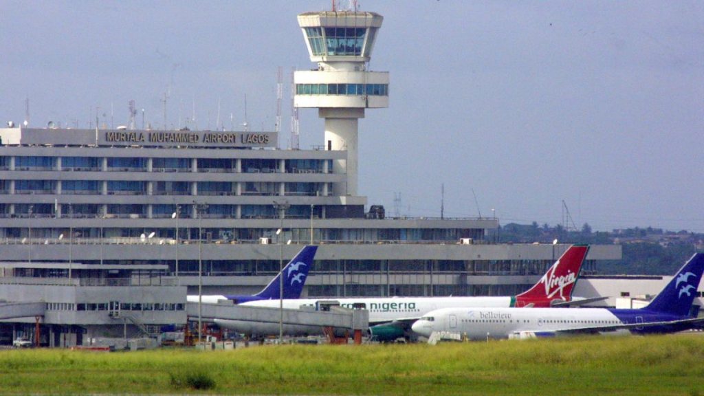 Fire razes section of Lagos international airport