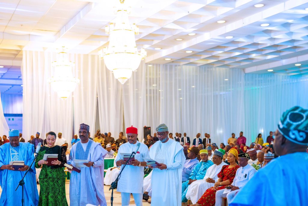 Tinubu swears in Ministers 