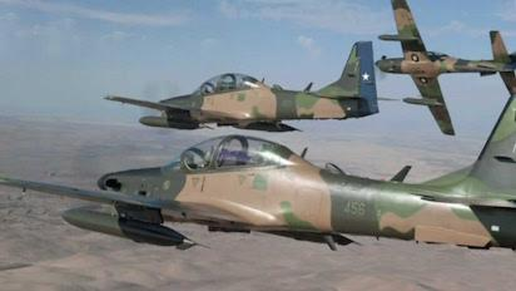 NAF airstrikes hit terrorists’ hideouts in N/East, N/West