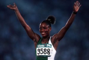 Ajunwa won Nigeria’s first individual Olympic gold in 1996