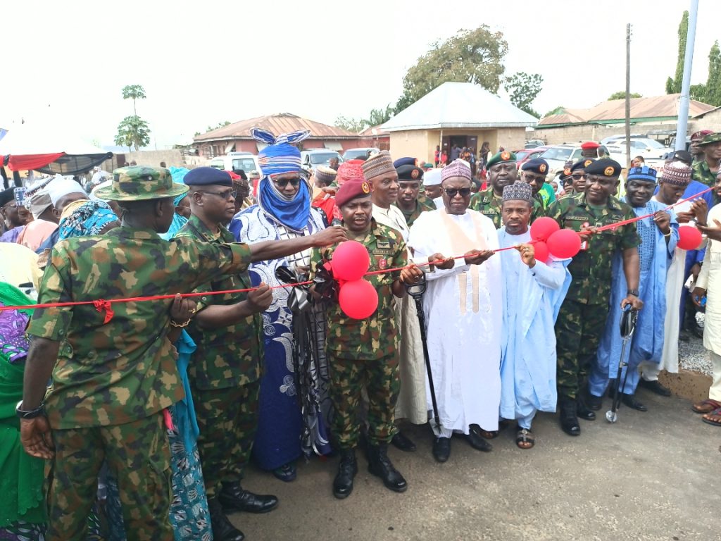Nigerian Army inaugurates 3km access road, others in Nasarawa