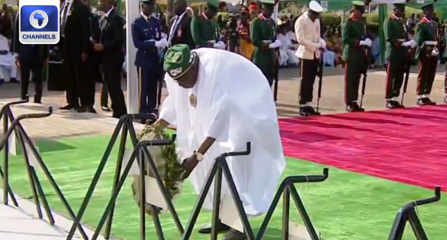 Armed Forces Remembrance Day: Tinubu, honour fallen heroes