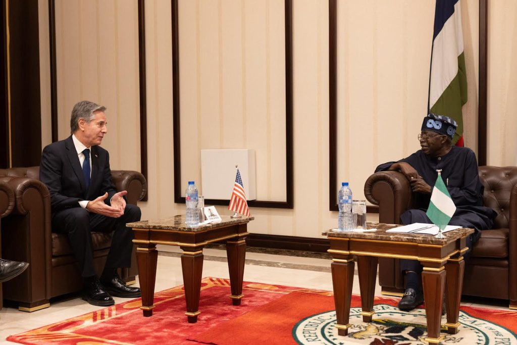 Nigeria "essential" to global future, Blinken says on visit to Nigeria