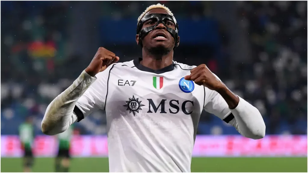 Osimhen bags hat-trick, becomes Napoli’s 13th all-time scorer