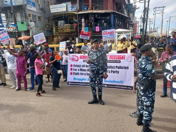 June 12: Protest begins in Lagos