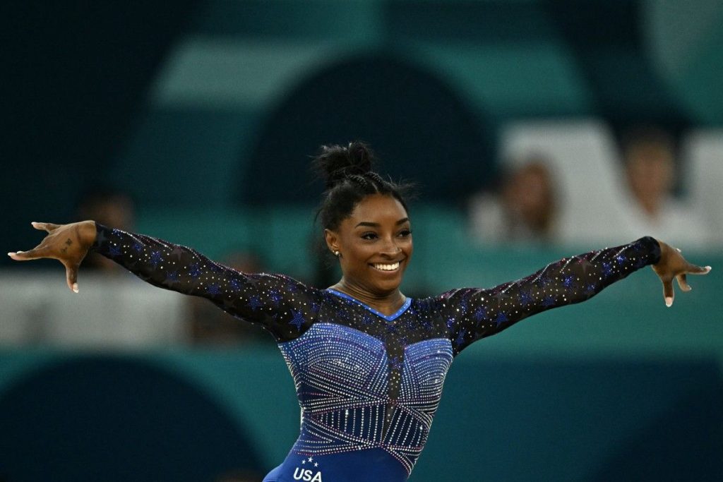 Biles reclaims all-around crown for sixth Olympic gold