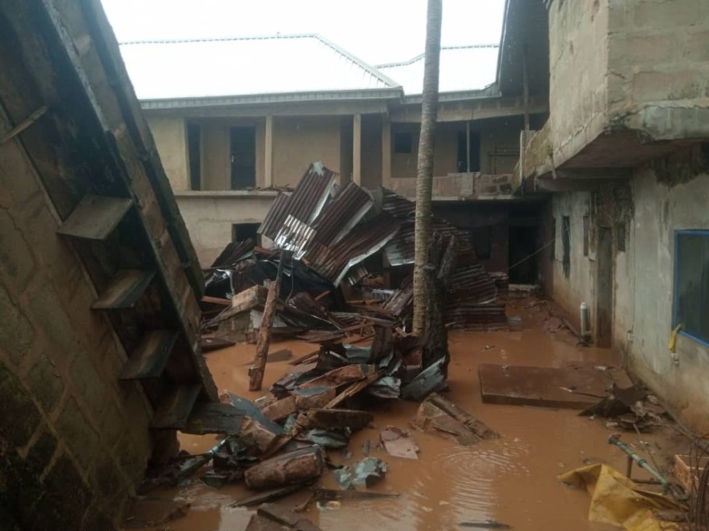 UNIBEN students trapped as three-storey building collapses