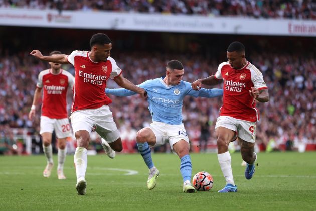 EPL: Manchester City hold Arsenal 2-2