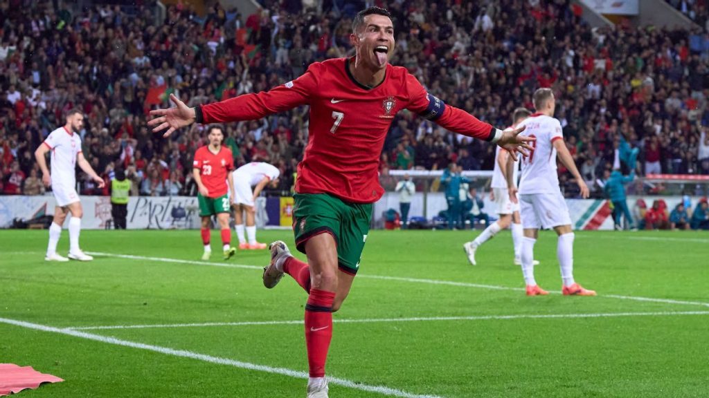 Cristiano Ronaldo gives retirement hint after brace in Portugal win