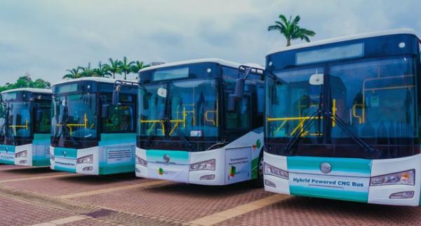 FG begins free CNG bus service in Abuja