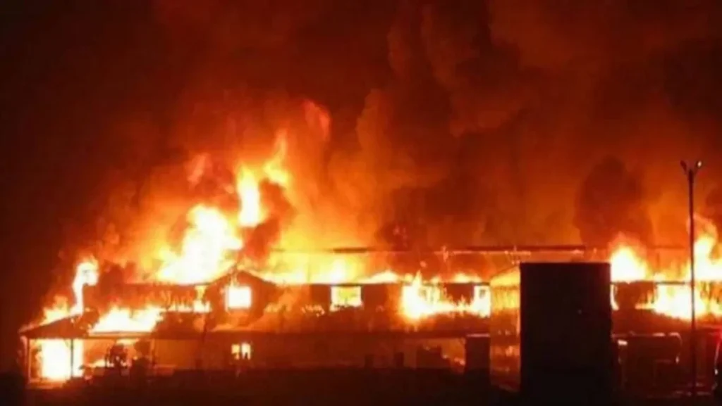 Fire guts Osun food market